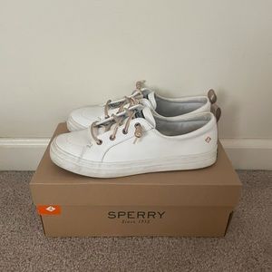 Sperry White Leather Shoe